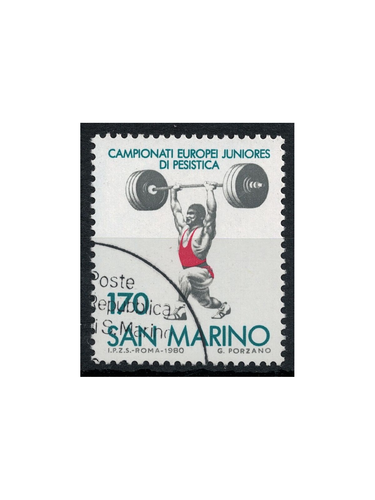 SAN MARINO 1980 Weightlifting us