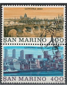 SAN MARINO 1980 Views of London 2v us