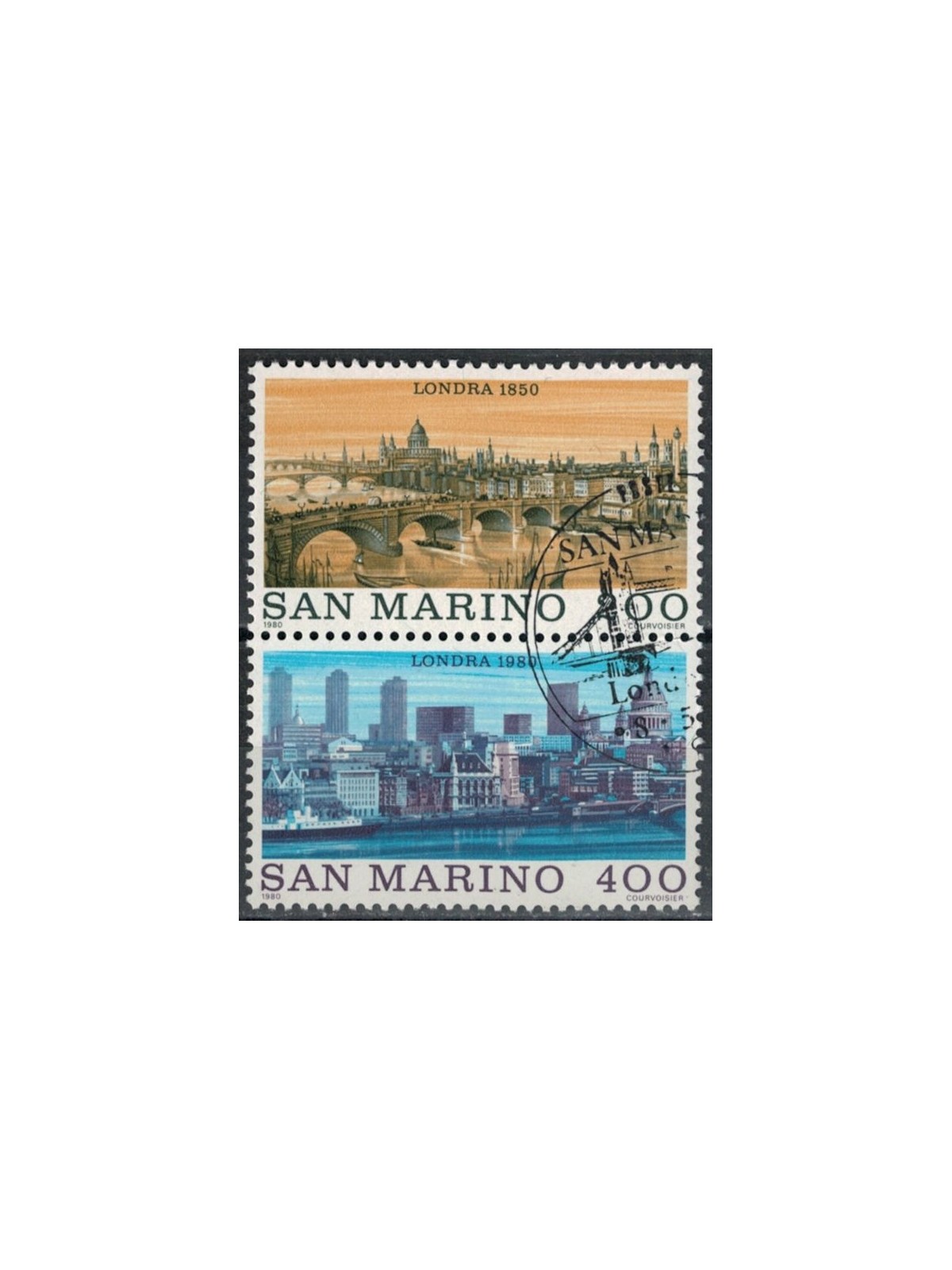 SAN MARINO 1980 Views of London 2v us