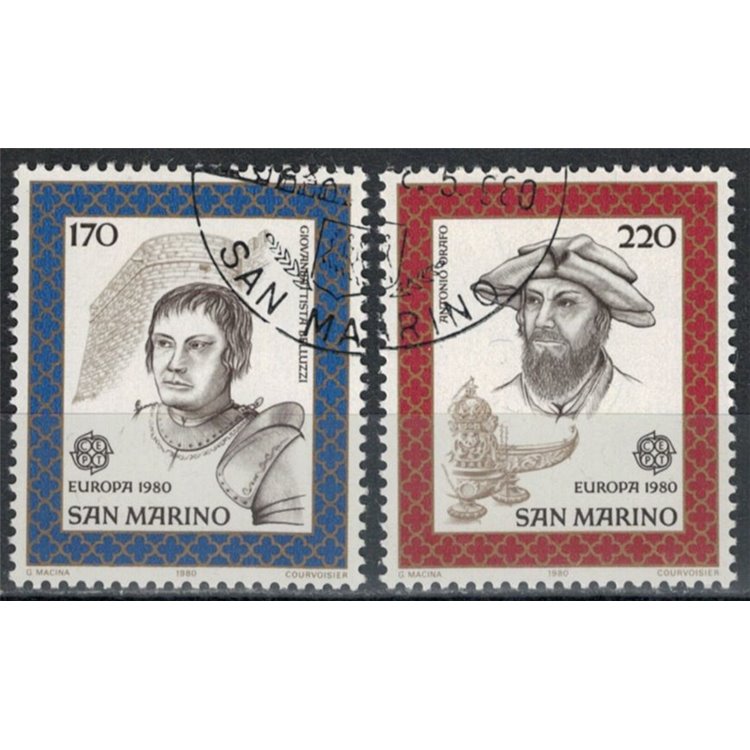 SAN MARINO 1980 Europe 2v us