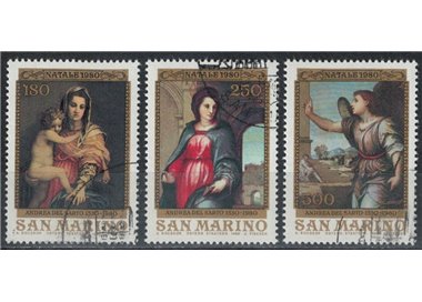 SAN MARINO 1980 Christmas 3v us
