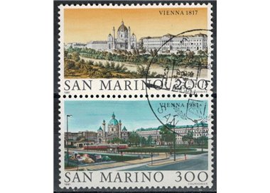 SAN MARINO 1981 Vedute di Vienna 2v us
