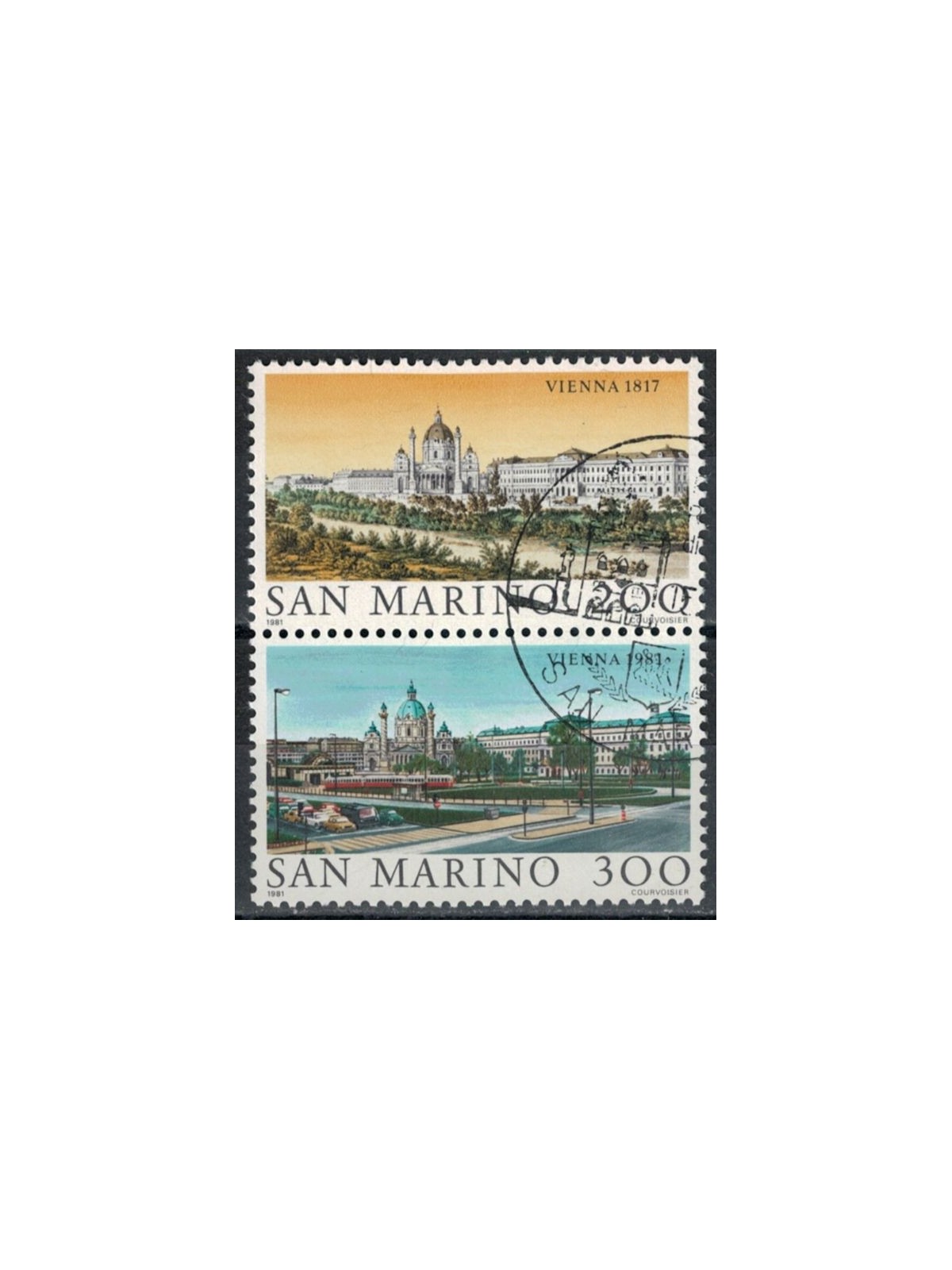 SAN MARINO 1981 Vedute di Vienna 2v us