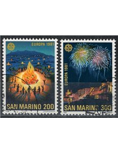 SAN MARINO 1981 Europa 2v us