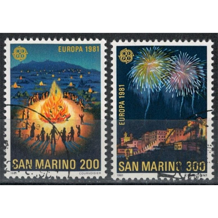 SAN MARINO 1981 Europa 2v us
