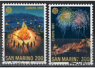 SAN MARINO 1981 Europa 2v us