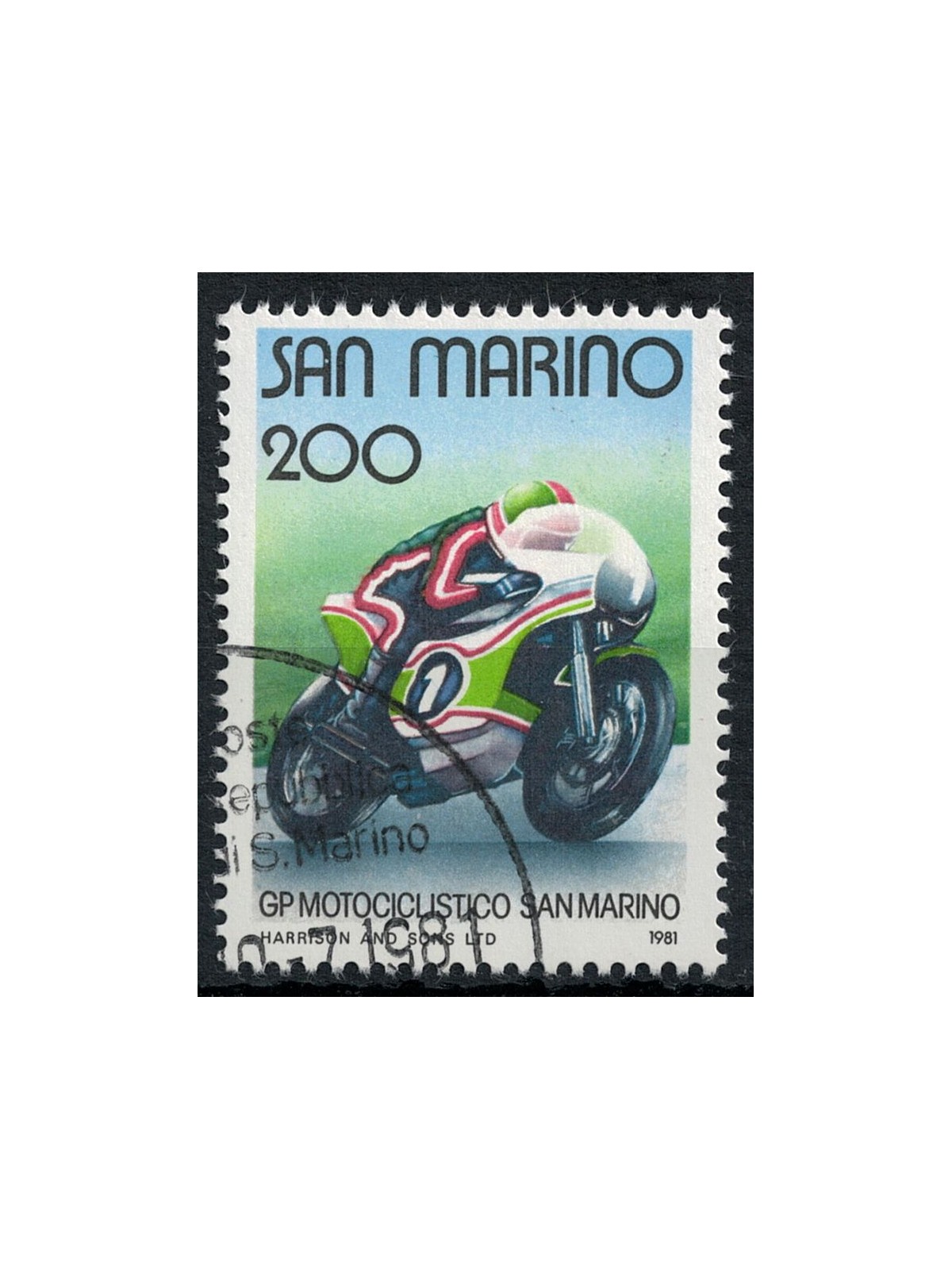 SAN MARINO 1981 Gran premio motociclistico us