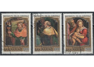SAN MARINO 1981 Christmas 3v us