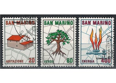 SAN MARINO 1981 Piano regolatore generale 3v us