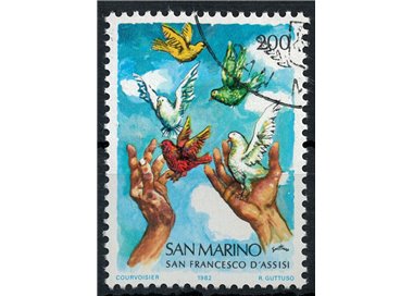 SAN MARINO 1982 Saint Francis of Assisi us