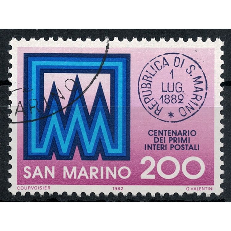 SAN MARINO 1982 Primi interi postali us