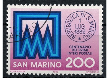 SAN MARINO 1982 First US postal stationery