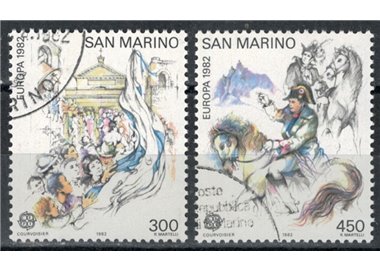 SAN MARINO 1982 Europa 2v us