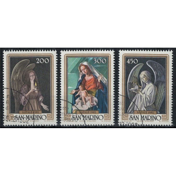 SAN MARINO 1982 Christmas 3v us