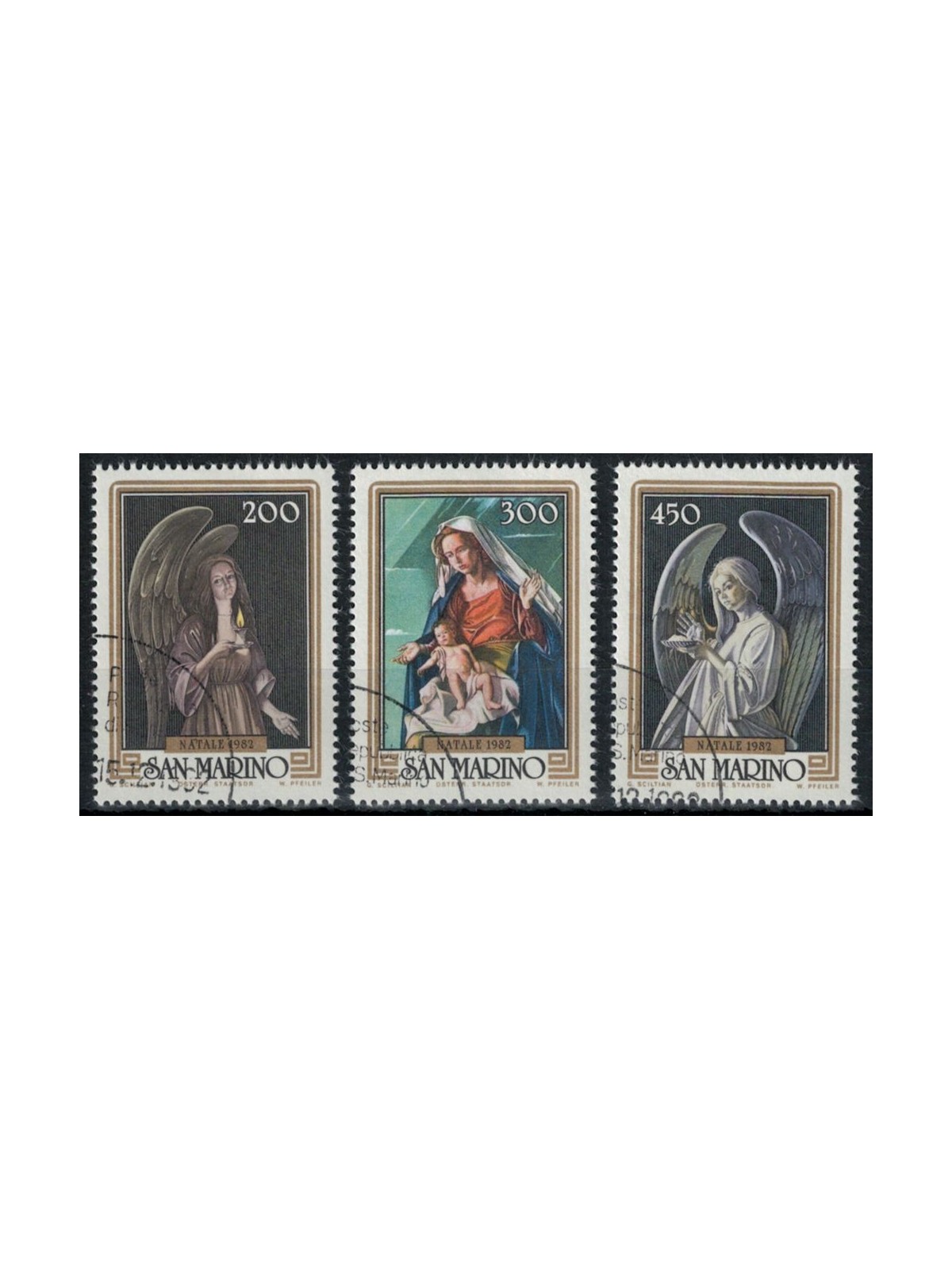 SAN MARINO 1982 Christmas 3v us