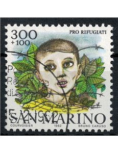 SAN MARINO 1982 Pro refugees us