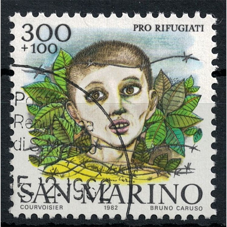 SAN MARINO 1982 Pro refugees us