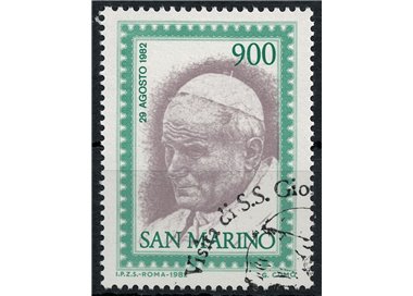 SAN MARINO 1982 Visit of the Pope to us
