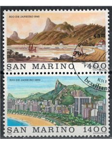 SAN MARINO 1983 Views of Rio de Janeiro 2v us