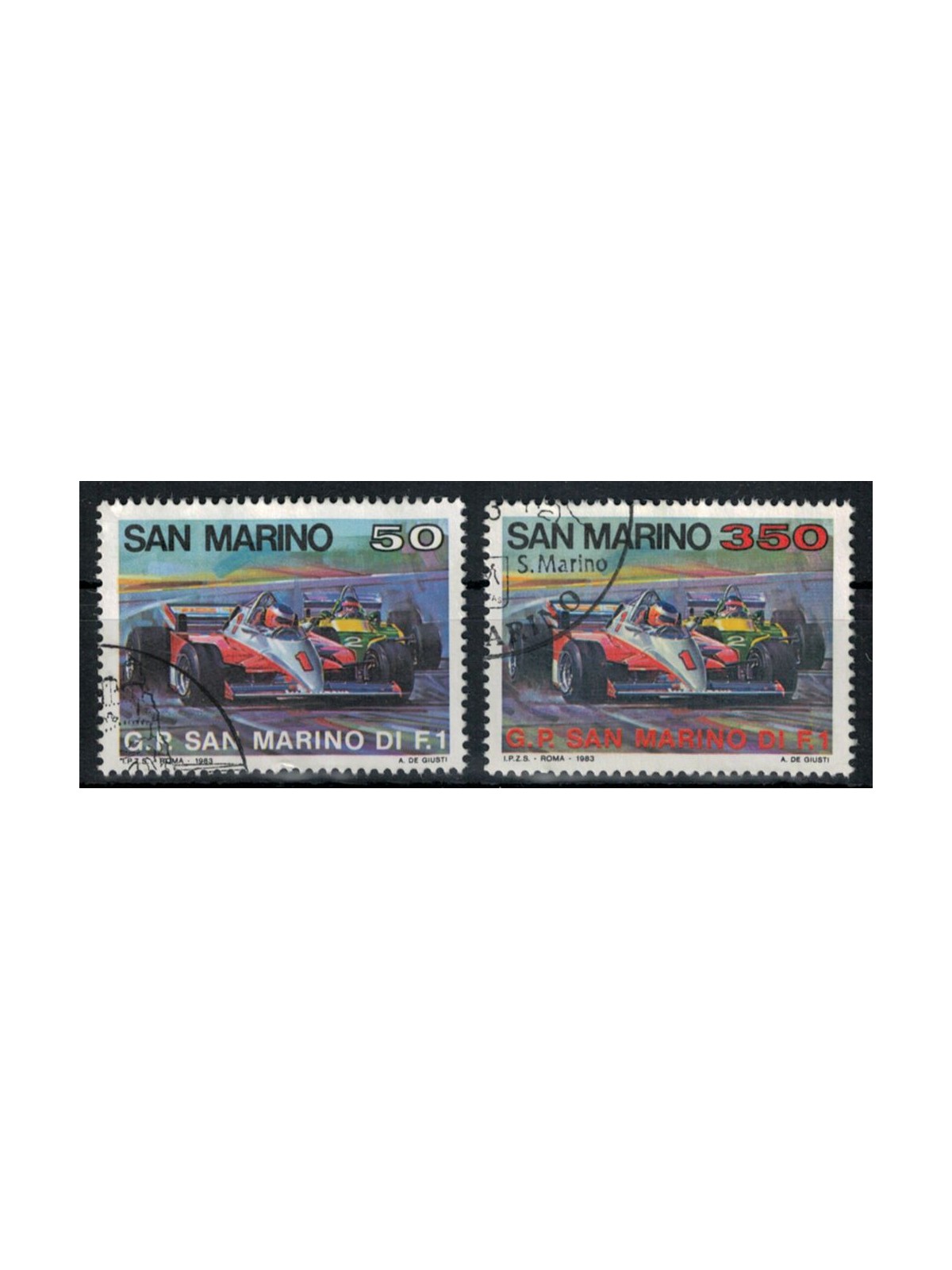 SAN MARINO 1983 Gran premio di Formula Uno 2v us