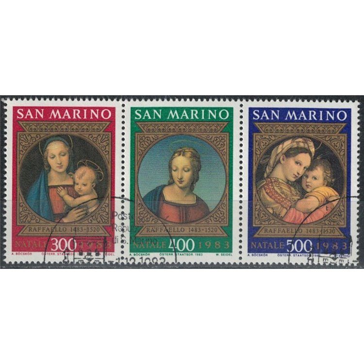 SAN MARINO 1983 Natale 3v us