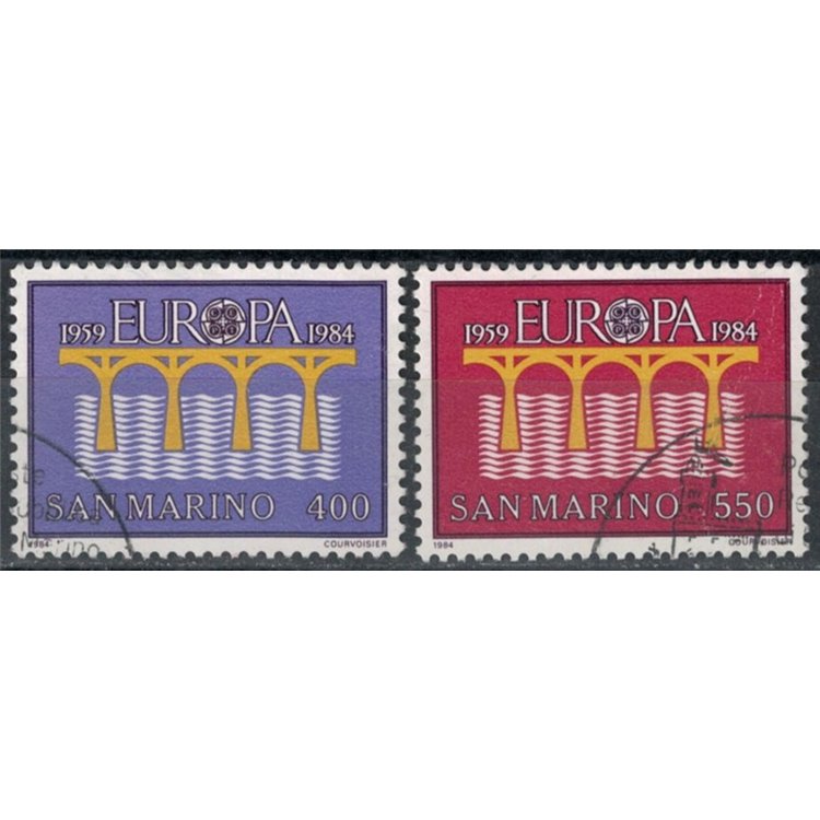 SAN MARINO 1984 Europa 2v us
