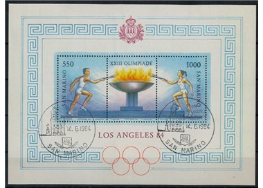 SAN MARINO 1984 Olimpiadi di Los Angeles BF us