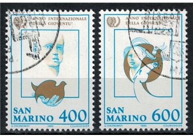 SAN MARINO 1985 Year of Youth 2v us