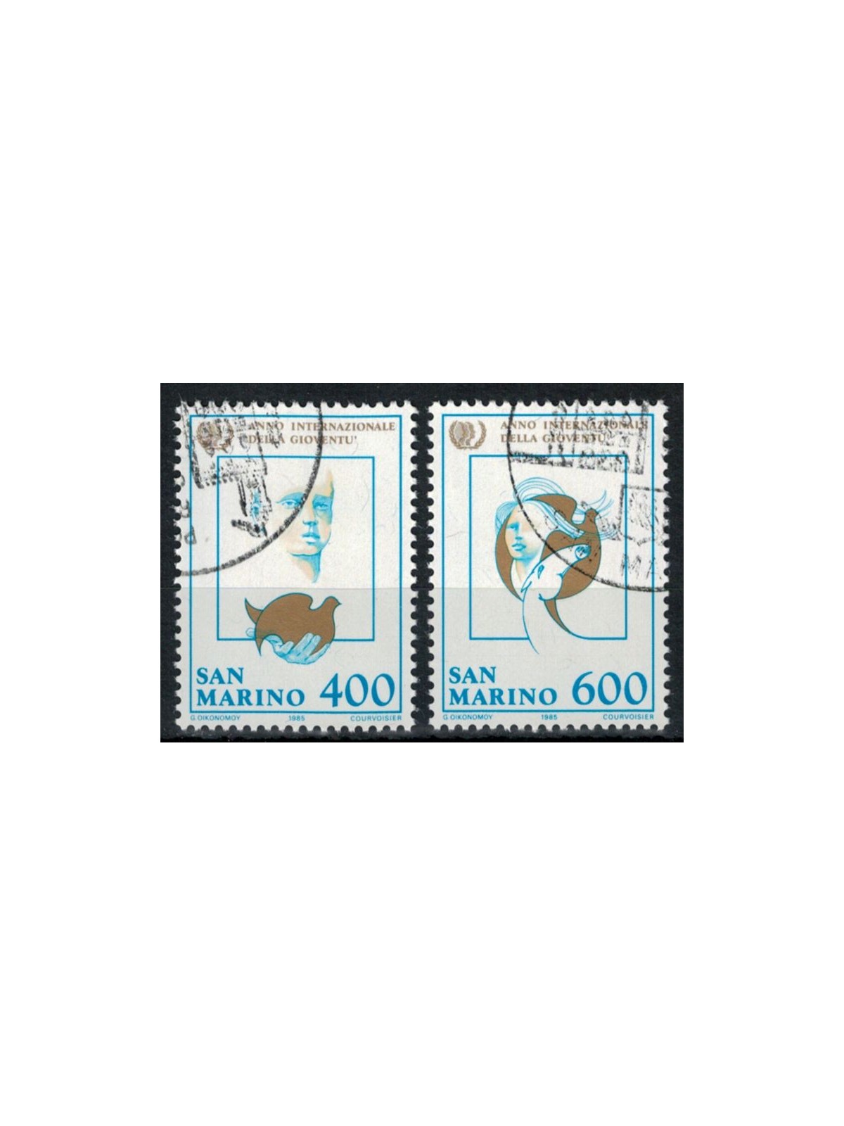 SAN MARINO 1985 Year of Youth 2v us