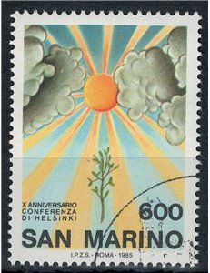 SAN MARINO 1985 Conferenza di Helsinki us