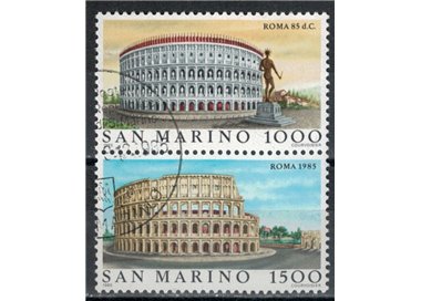 SAN MARINO 1985 Vedute di Roma 2v us