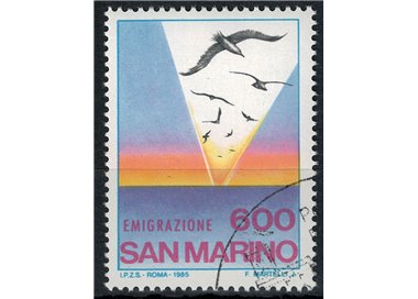 SAN MARINO 1985 US Emigration