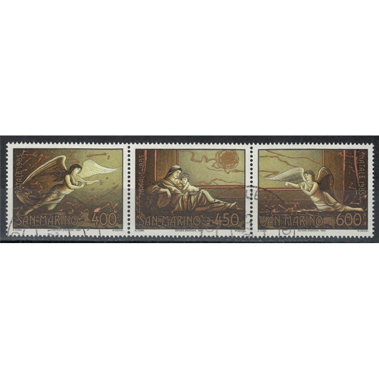 SAN MARINO 1985 Christmas 3v us