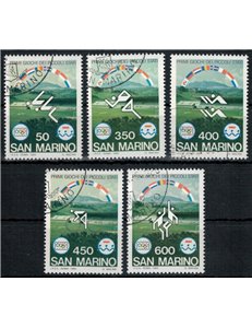 SAN MARINO 1985 Sports Games of the Small States 5v us