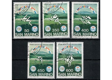 SAN MARINO 1985 Sports Games of the Small States 5v us