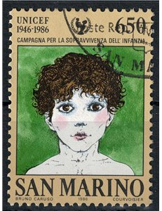 SAN MARINO 1986 Anniversary of Unicef us