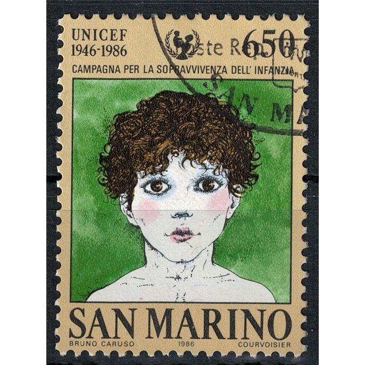 SAN MARINO 1986 Anniversary of Unicef us