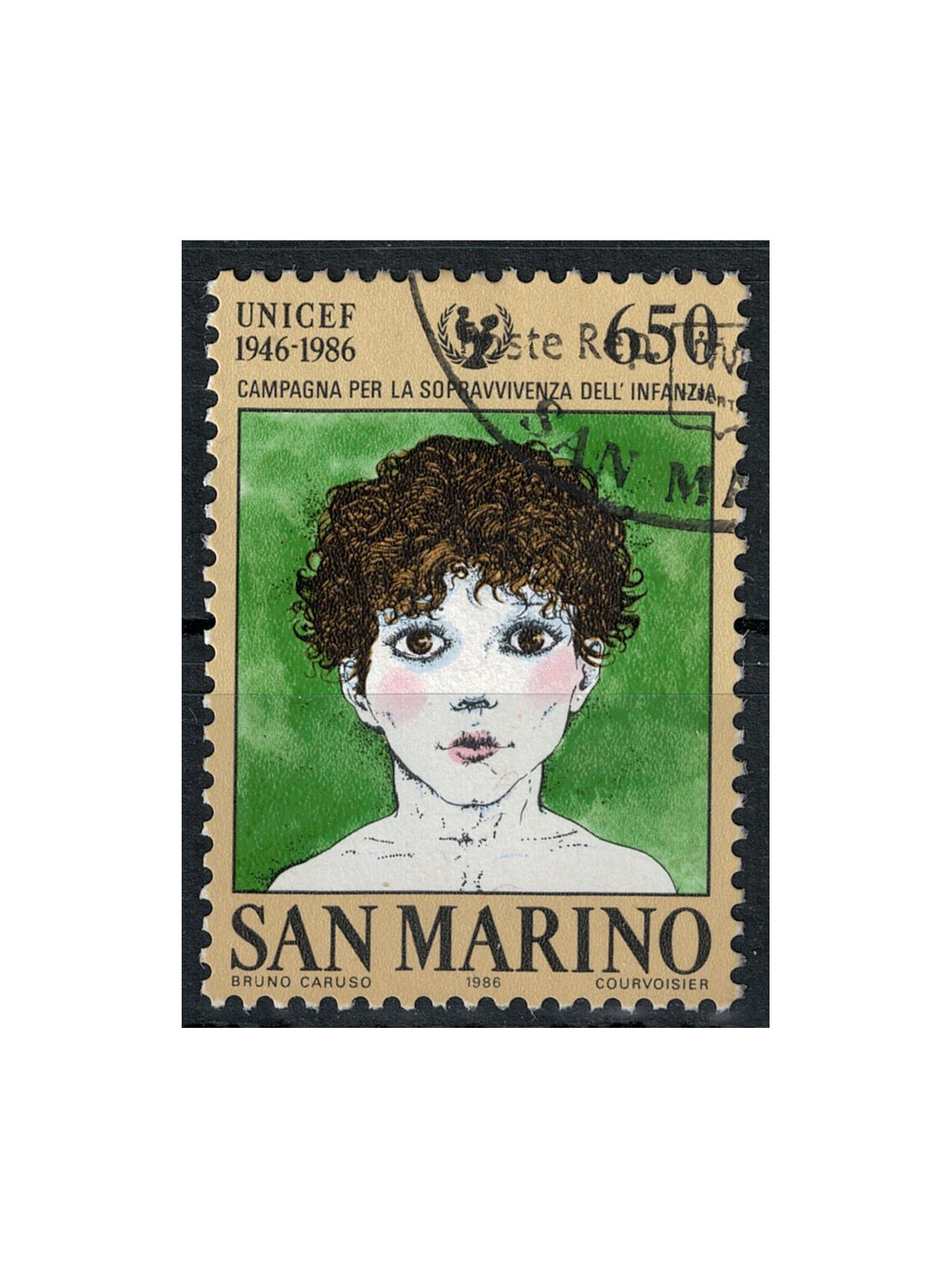 SAN MARINO 1986 Anniversary of Unicef us