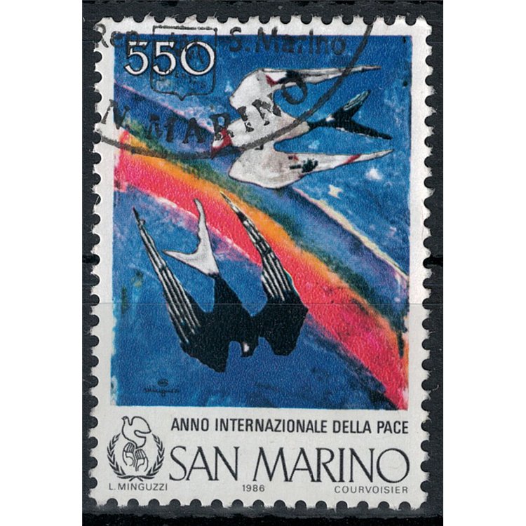 SAN MARINO 1986 Anno della Pace us
