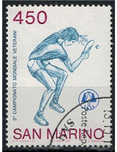 SAN MARINO 1986 Tennis da tavolo us