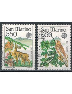 SAN MARINO 1986 Europa 2v us
