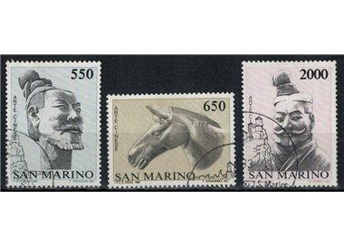SAN MARINO 1986 Official Relations China-San Marino 3v us