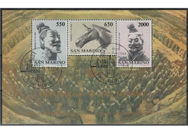 SAN MARINO 1986 Official China-San Marino Relations s/s us