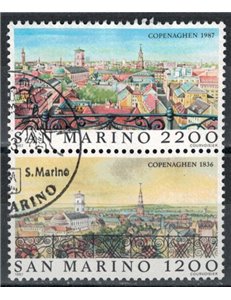 SAN MARINO 1987 Views of Copenhagen 2v us