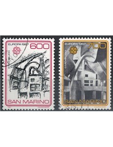 SAN MARINO 1987 Europa 2v us