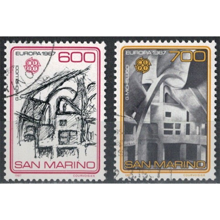 SAN MARINO 1987 Europa 2v us