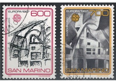 SAN MARINO 1987 Europa 2v us