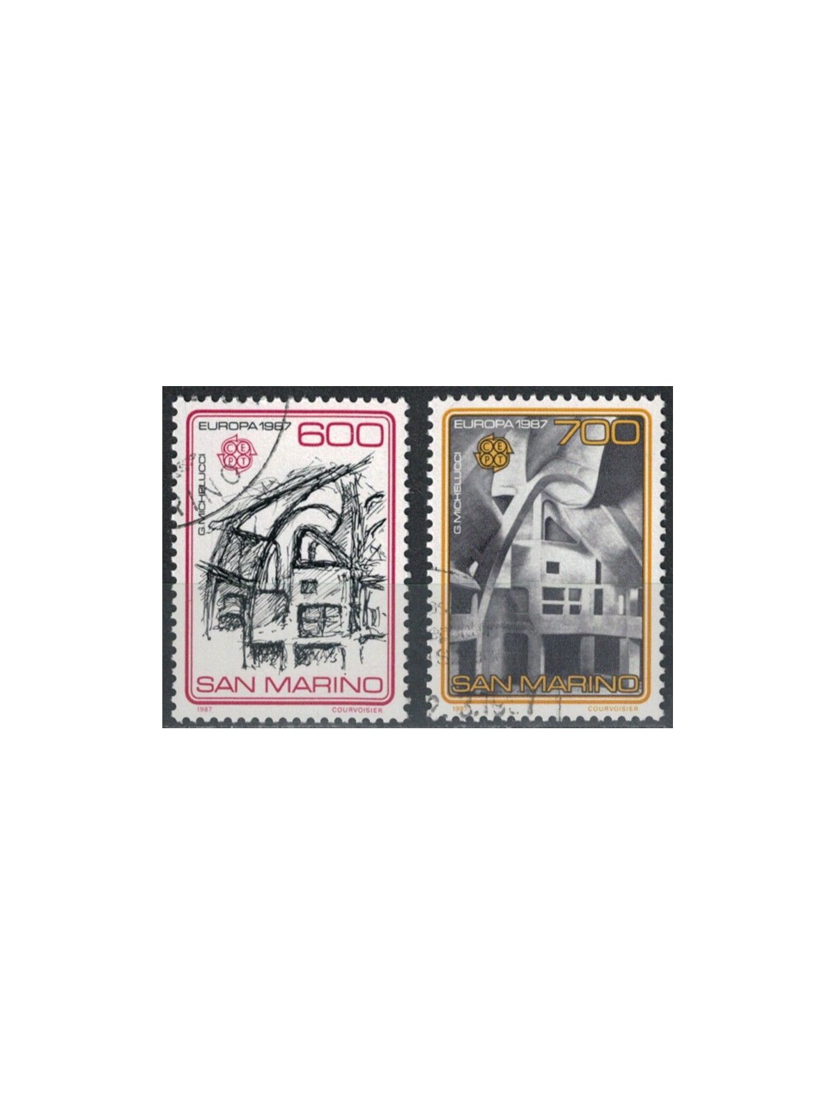 SAN MARINO 1987 Europa 2v us