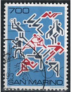 SAN MARINO 1987 Mediterranean Games us