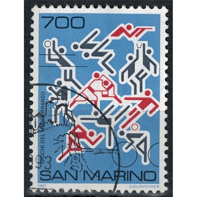 SAN MARINO 1987 Mediterranean Games us